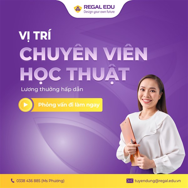 Tuyển dụng Chuyên Viên Học Thuật [ HỘI SỞ ]