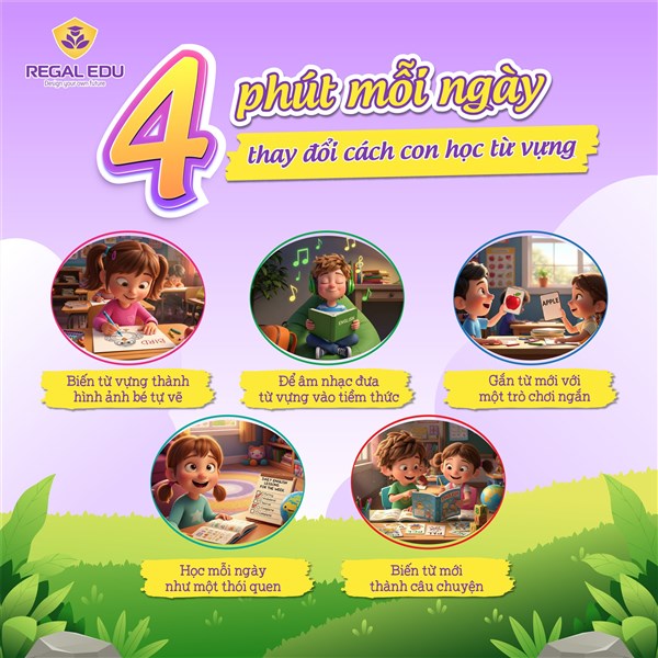4 phút tưởng nhỏ – nhưng thay đổi cả cách con học tiếng Anh