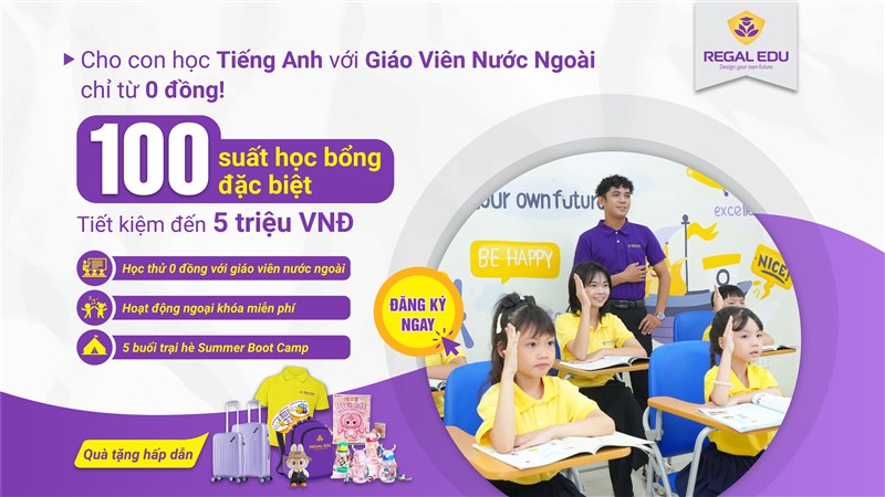 THÁNG 8 RỰC RỠ - HỌC THỬ 0 ĐỒNG - HỌC BỔNG LÊN TỚI 45%