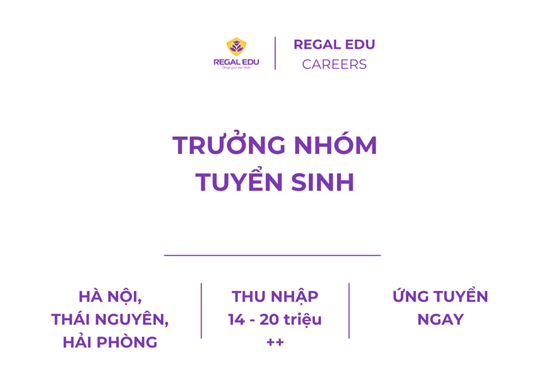 Trưởng nhóm Tuyển sinh
