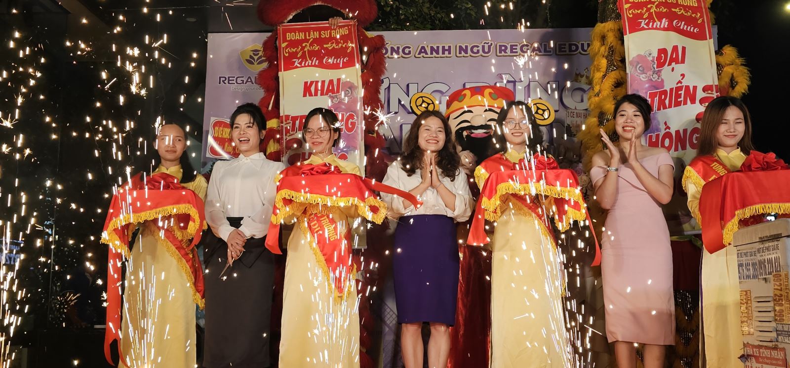 Cắt băng khai trương khánh thành chi nhánh Regal Edu Thủy Nguyên
