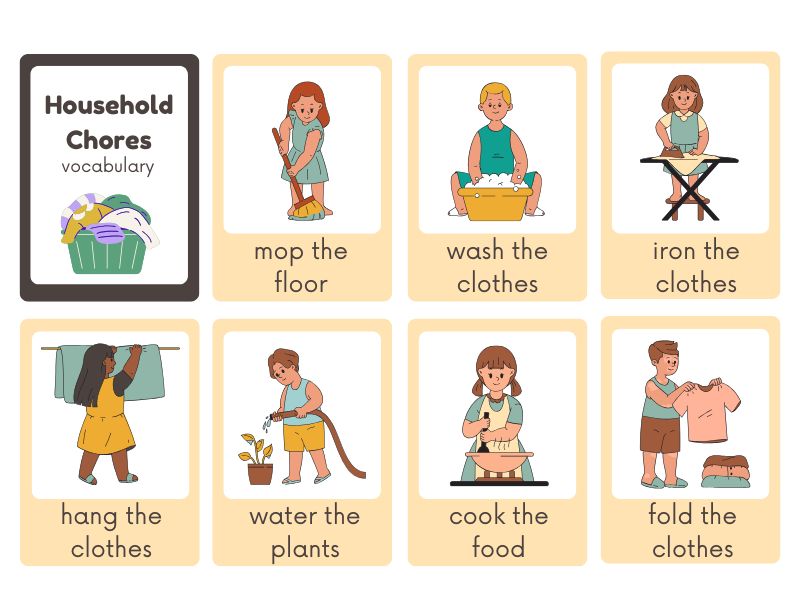 Từ vựng Tiếng Anh về các hoạt động thường ngày