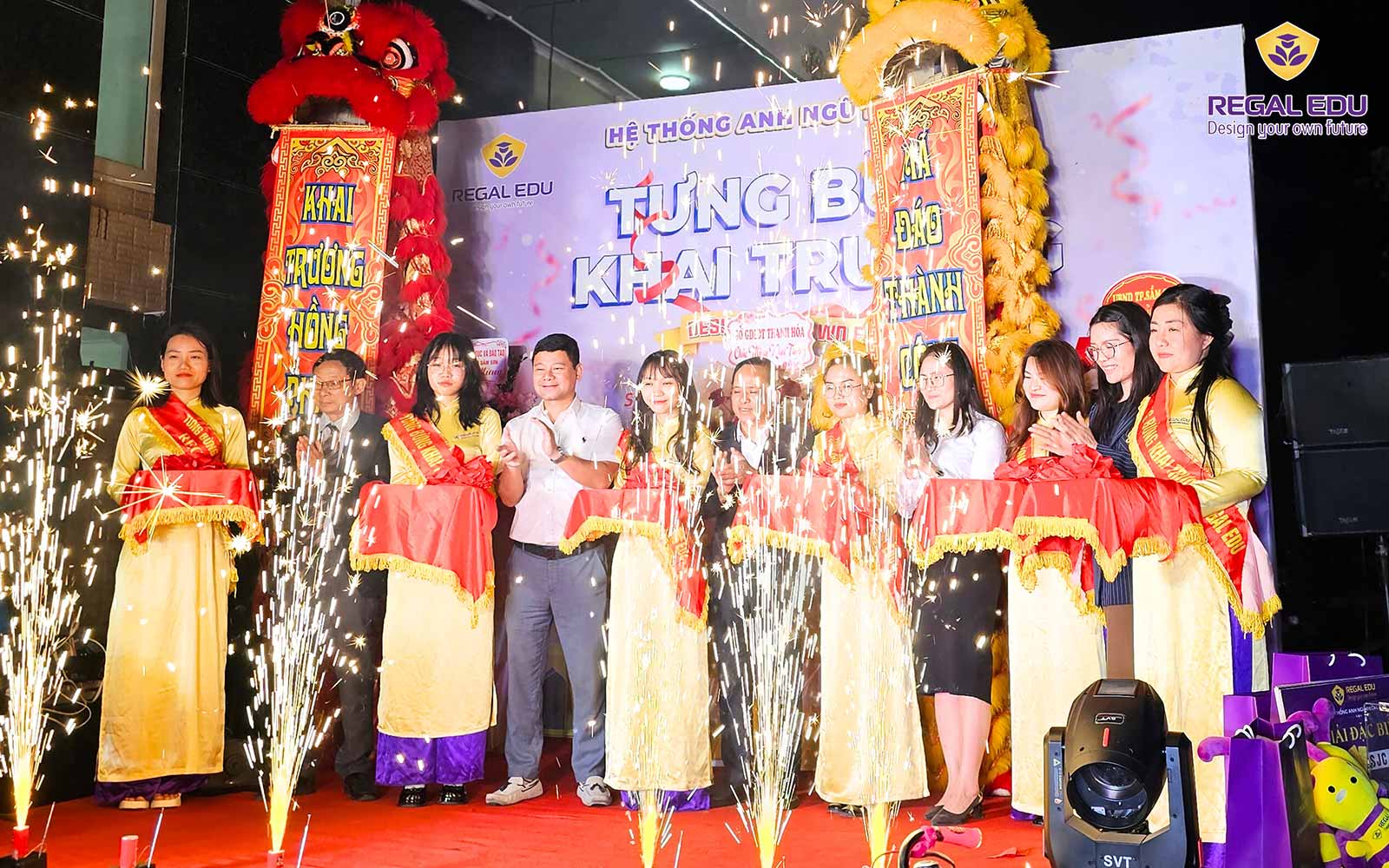 khai trương regal edu sầm sơn - cắt băng khánh thành