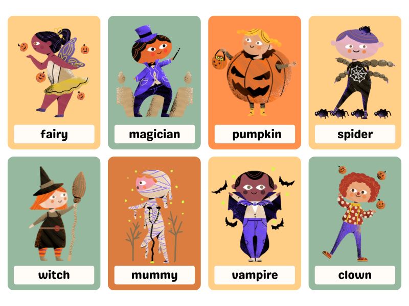 Từ vựng tiếng Anh chủ đề Halloween